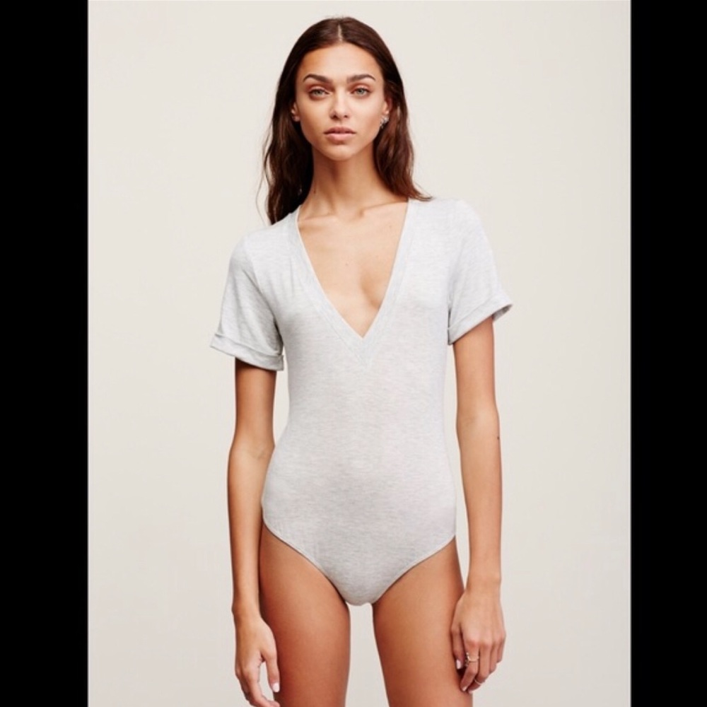 NWOT Free People V-Neck Bodysuit